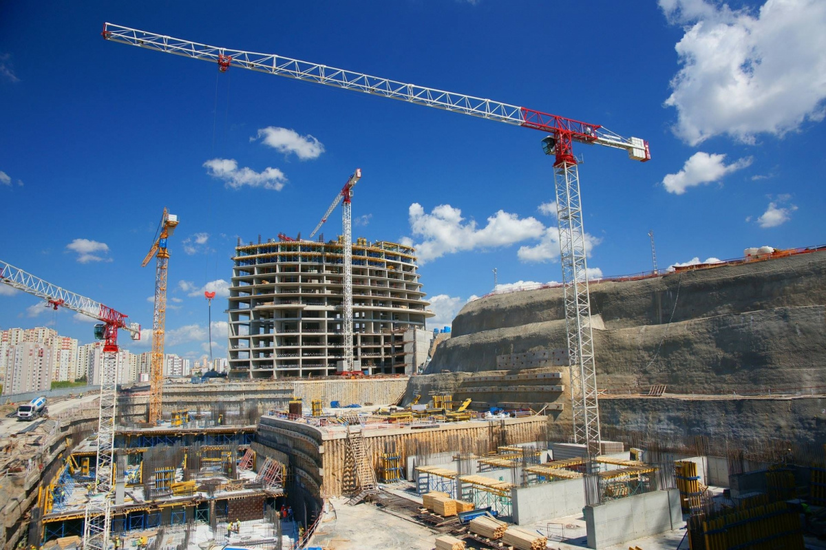 Active real estate development site