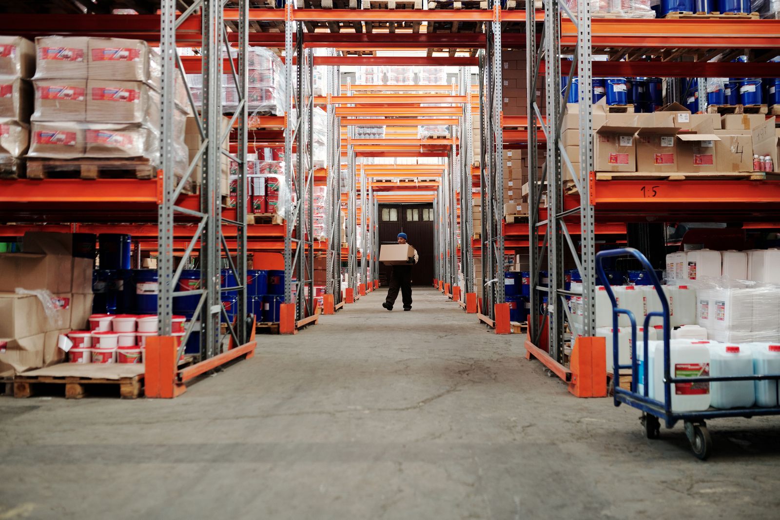 Modern logistics and warehousing facility